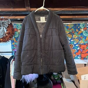 UNIF x Urban Outfitters Black Puffer Jacket